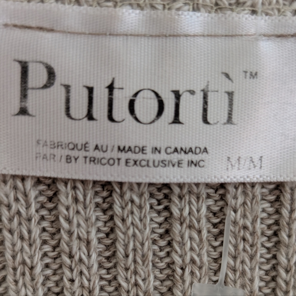 3/$50 Women's Ribbed Cardigan with Unique Button Design - Picture 2 of 6